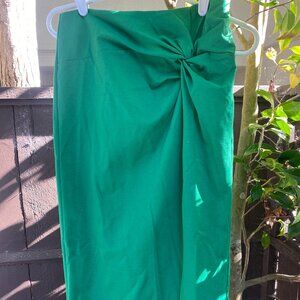 Womens beautiful bright green Boden stretch skirt 6P